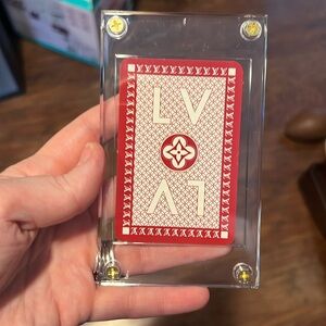 Vintage Louis Vuitton playing card